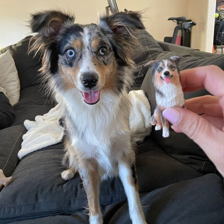 Décorations de gâteau d'anniversaire personnalisées avec portrait d'animal