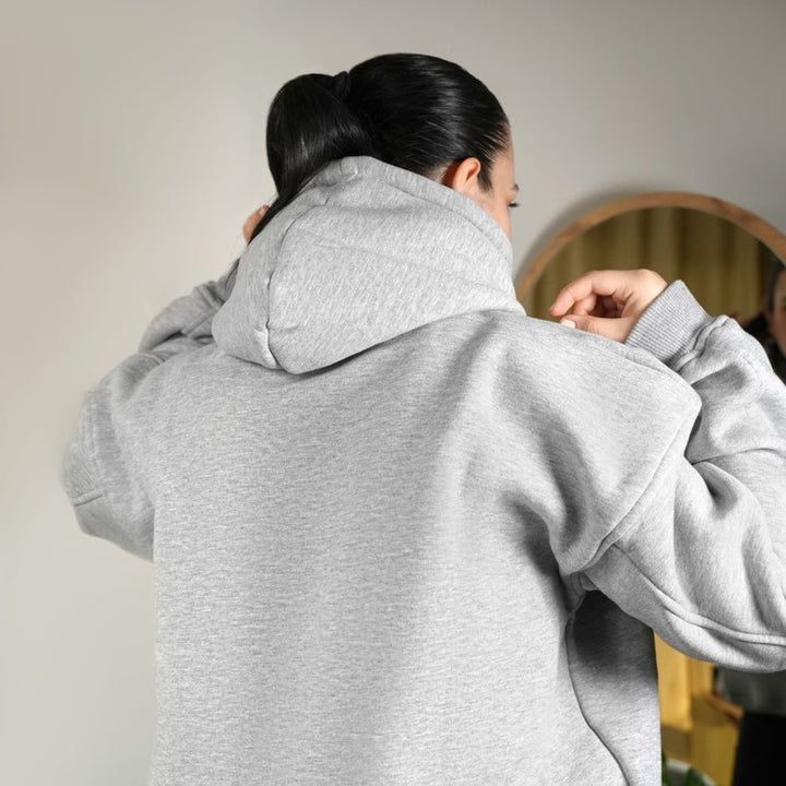 Portrait de famille brodé personnalisé à partir d'un sweat-shirt photo