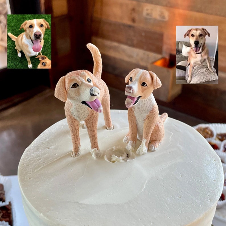 Décoration de gâteau pour chien personnalisée