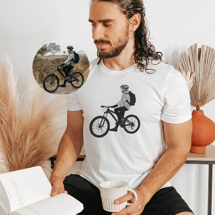 Sweat-shirt de dessin de vélo personnalisé