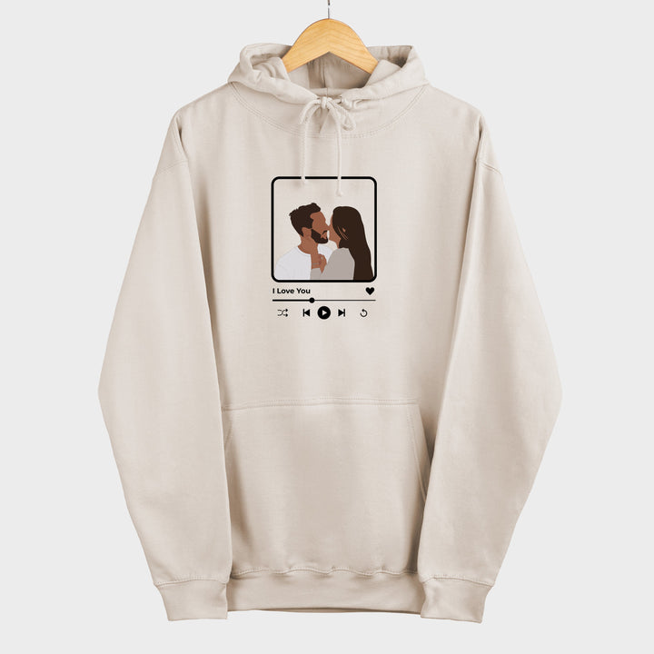 Sweat-shirt photo personnalisé-Tenue de couple