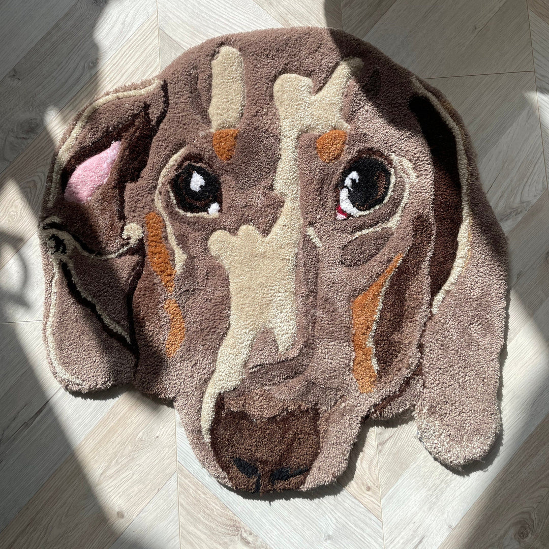 Tapis pour animaux de compagnie personnalisé - Tapis portrait personnalisé