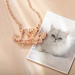 Collier Forme Oreilles Chien Chat Personnalisé avec Nom