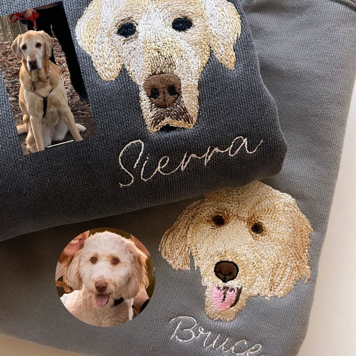 Sweat-shirt pour animaux de compagnie brodé personnalisé