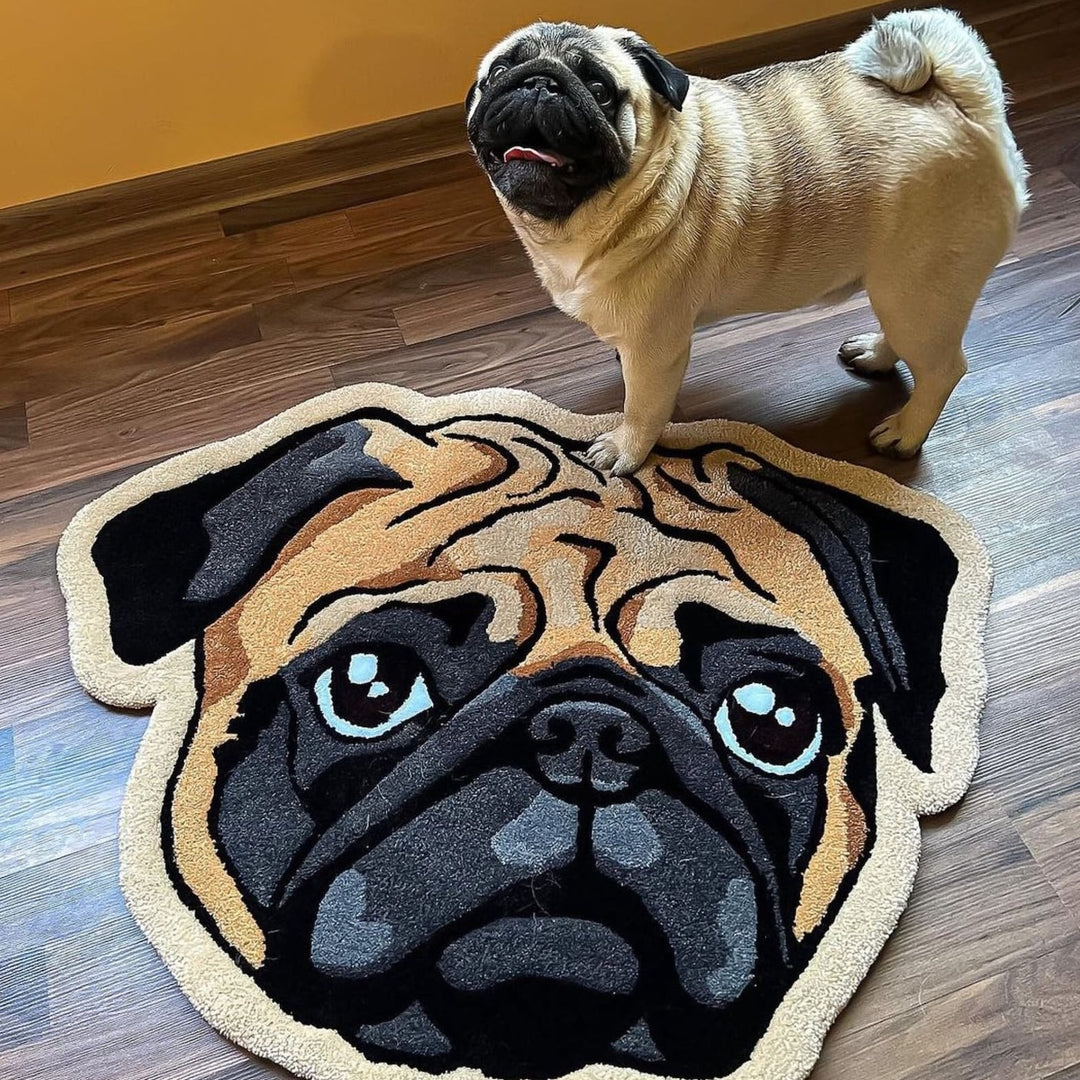 Tapis pour animaux de compagnie personnalisé - Tapis portrait personnalisé