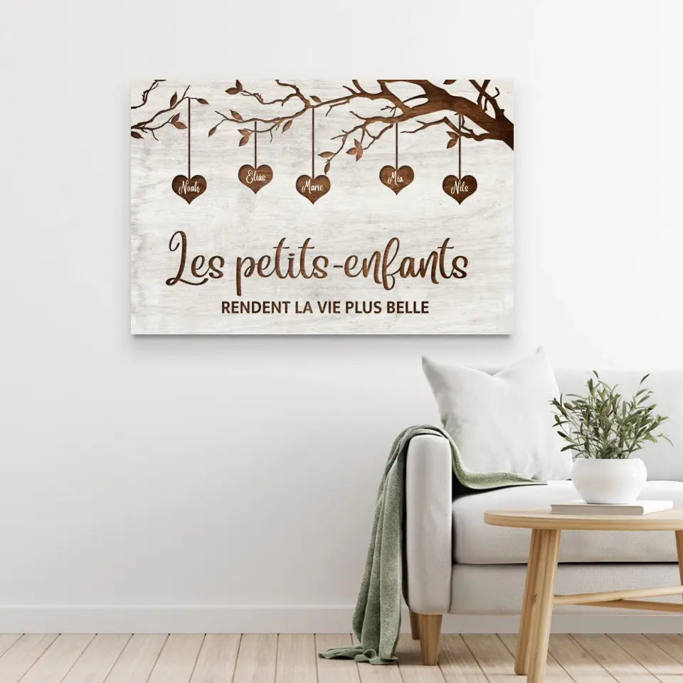 Toile personnalisée "Arbre de famille"