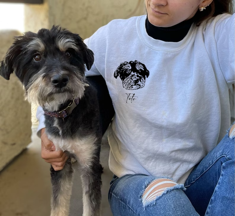 Personnalisation de plusieurs motifs d'animaux-sweatshirt