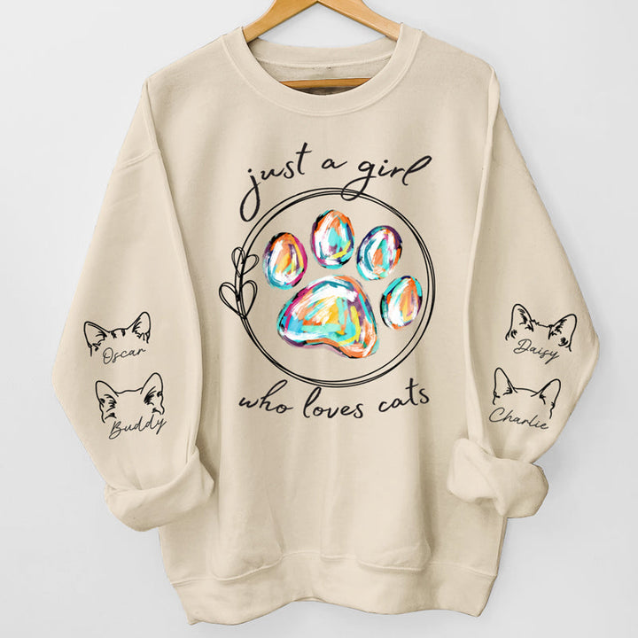 Juste une fille qui aime les chiens - Sweat-shirts unisexes personnalisés pour chiens