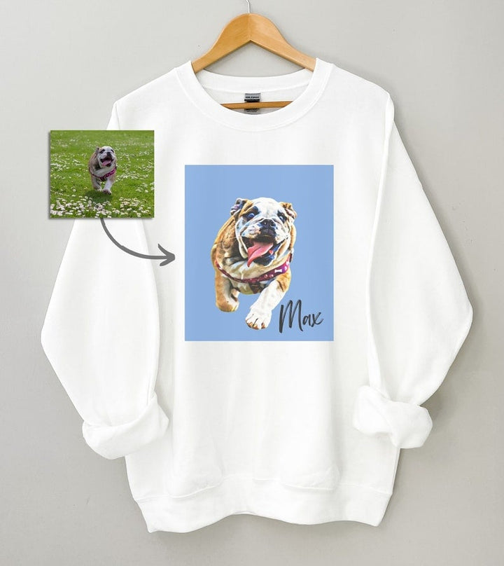 Sweat-shirt personnalisé pour animaux de compagnie - Impression photo couleur