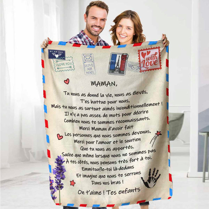 Maman-Couverture plaids polaire Cadeau Fête des mères C-Style