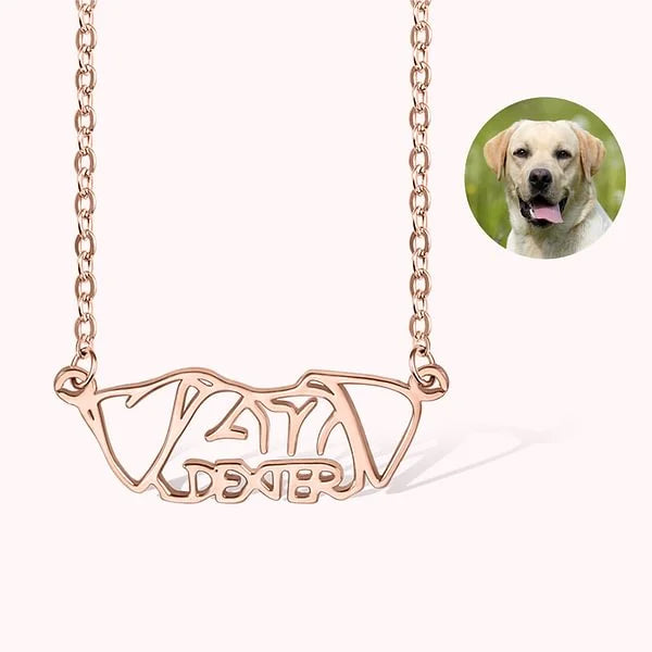 Collier Forme Oreilles Chien Chat Personnalisé avec Nom