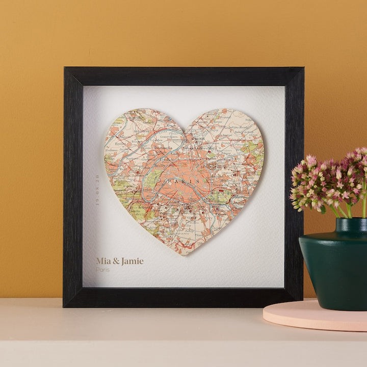 Carte personnalisée Wall Art - Cadeau de la Saint-Valentin