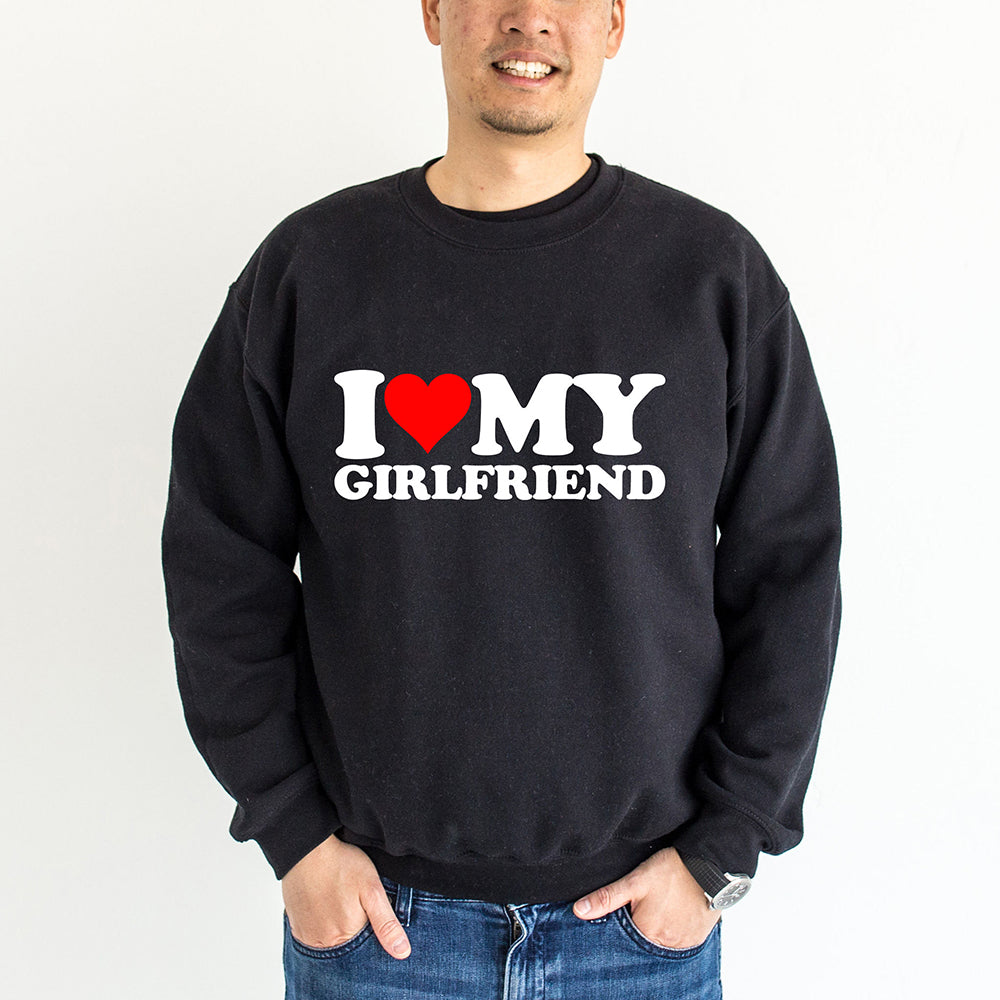 Personnaliser Sweatshirt my ❤ texte-tenue de couple