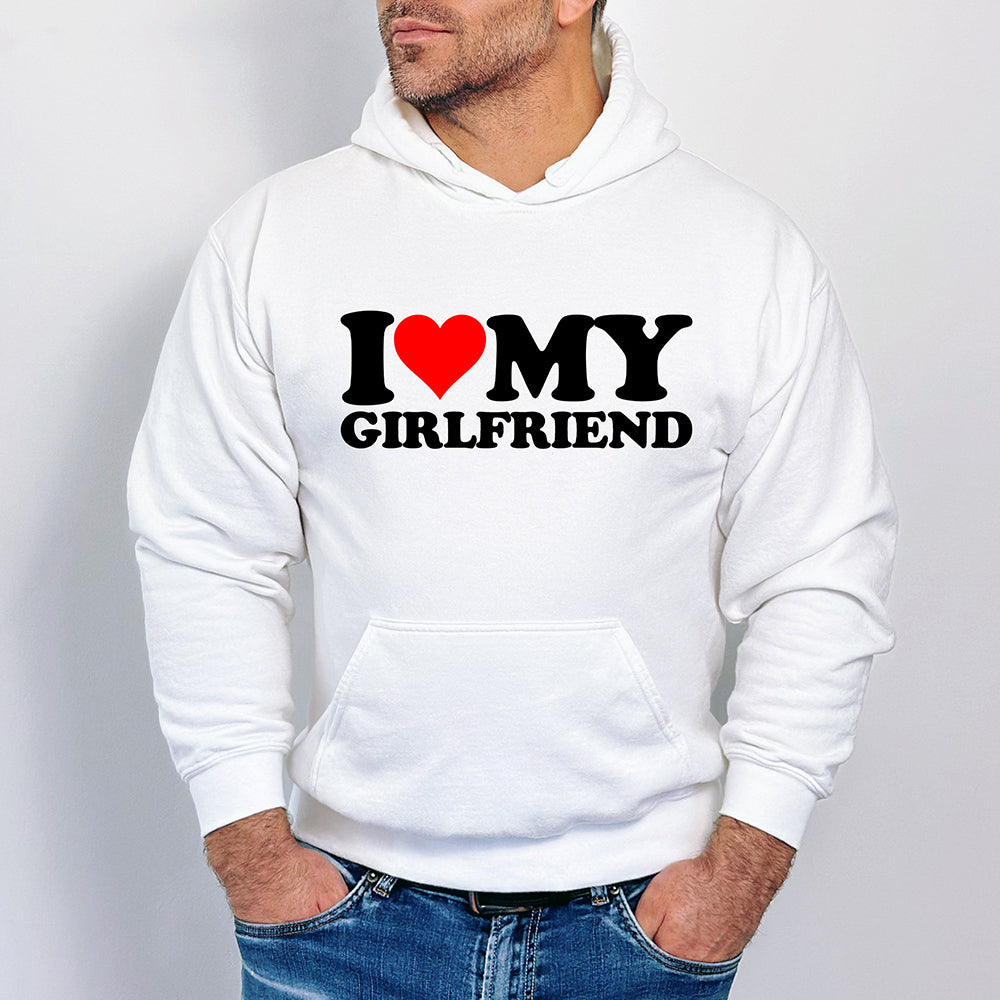 Personnaliser Sweatshirt my ❤ texte-tenue de couple