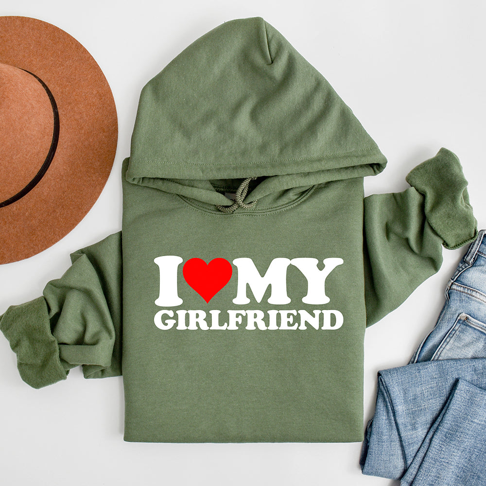 Personnaliser Sweatshirt my ❤ texte-tenue de couple