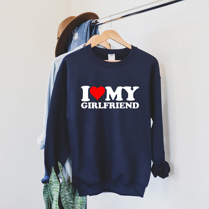 Personnaliser Sweatshirt my ❤ texte-tenue de couple