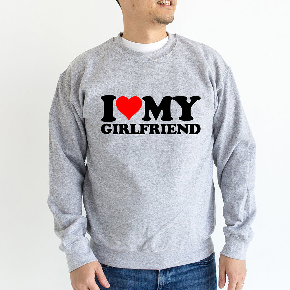 Personnaliser Sweatshirt my ❤ texte-tenue de couple