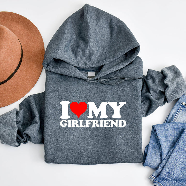 Personnaliser Sweatshirt my ❤ texte-tenue de couple