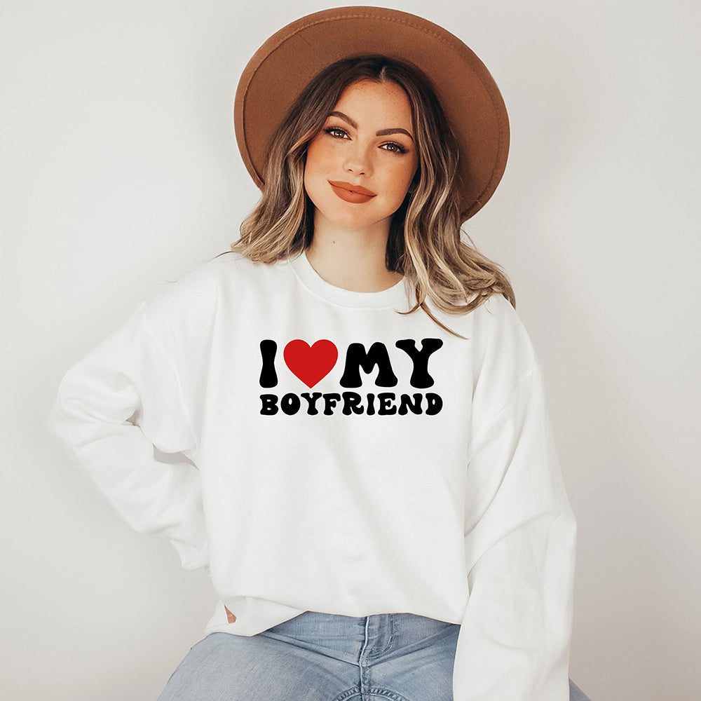 Personnaliser Sweatshirt my ❤ texte-tenue de couple