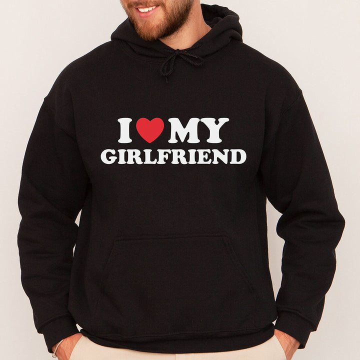 Personnaliser Sweatshirt my ❤ texte-tenue de couple